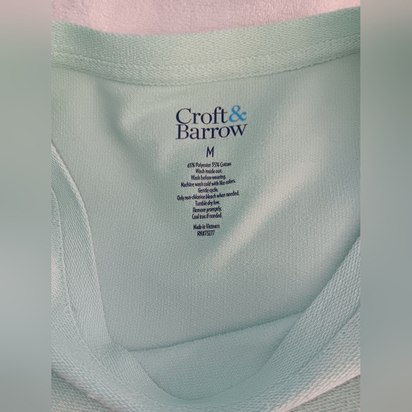 Croft & Barrow Mint Women's Medium Sweater Pre-owned - Picture 4 of 7